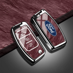 Uus stiilne auto kaugjuhtimispuldi kate Korpus Ford Fiesta Ecosport Kokkupandav Fiesta Focus 2 Ecosport Kuga Escape Falcon B-Max C-Max Eco jaoks Red Case