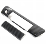 metyoucar For Isuzu D-MAX -2025 ABS Carbon Fiber Car Tailgate Handle Cover Trim Car Accessories Carbon fiber