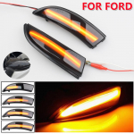 Ford Fiesta Mk7 2008-2017 jaoks Ford B-Max 2012-2017 jaoks 2 tk D&uuml;naamilised LED-suunatuled Peegli indikaatorid