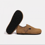 Klassikalised naiste ja meeste Birken stiilis &uuml;hed kingad, madalad, pandlaga, korgist, libisevad, vabaaja kingad, vintage, v&auml;litingimustes, laisad, pehmed kingad 40 pruun