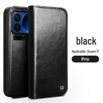 Chali ehtne nahast Xiaomi 17 Pro Max klapp-telefonikott koos aluse ja objektiivikaitsega