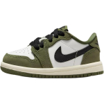 Air Jordan 1 Low TD Keskmine Oliiv Beebi Tossud Roheline Must Summit-Valge HQ6997-200 23.5 white