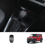 For Suzuki Jimny Nomade -2025 ABS carbonfiber door handle bowl window rise switch gear Handbrake AC vent Navigation cover gear shift knob black