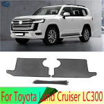Middle Screening Mesh Front Grille Mesh For Toyota Land Cruiser LC300  Stainless steel Front Grille Net Cover black