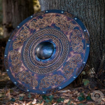 Viking Shield Norse Dragon, Vikingi seinakaunistus, puidust sein, k&auml;sitsi valmistatud kodukaunistus, isadep&auml;eva kingitus talle