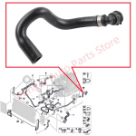 17127619694 Jahutusvedeliku voolik sobib BMW F07 F10 F11 F18 520i 528i N20 jaoks