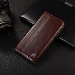 Vertikaalse joonega Ehtsa Nahast Klapp&uuml;mbris Sony Xperia 1 5 10 II III IV V VI VII Plus Telefonikate Kaardihoidjad Kriimustuskindel Xperia 1 kohv
