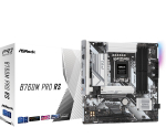 ASRock B760M Pro RS Intel 12. ja 13. p&otilde;lvkonna protsessorid B760 Micro ATX Emaplaat Jaapani jaem&uuml;&uuml;ja Emaplaat, (LGA1700), Kiibistik, DDR5, [Ametlik
