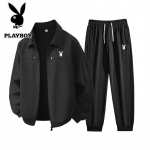 PLAYBOY meeste s&uuml;gis/talvine vabaaja spordikomplekt 4XL must
