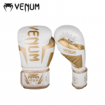 VENUM ELITE Seeria Poksikindad 10 oz valge kulla v&auml;rv