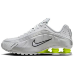 Nike Shox R4 Valge Metallik H&otilde;be Volt Naiste AR3565-102 36.5