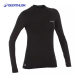 DECATHLON Naiste pikkade varrukatega kaheosaline UV-kaitsekomplekt M must