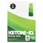 Ketone-IQ, Ketone-IQ&reg;, Energiajoogid, Roheline &otilde;un, Kofeiinivaba, 6 tk pakis, 59 ml (2 fl untsi) Iga