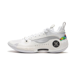 Li Ning WOW 10 Way Of Wade 10 libisemiskindlad kulumiskindlad madalad korvpallijalan&otilde;ud meestele Valge Hall ABAS083-12 45