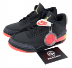 J. Balvin x Air Jordan 3 Retro Rio Meeste Retro tossud Must FN0344-001 36