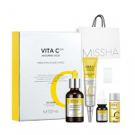 MISSHA Vita C Plus Spot Correcting 2-osaline komplekt Helendav & pinguldav ampull + toniseeriv kreem