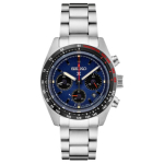 SEIKO 100m veekindel valgusj&otilde;ul t&ouml;&ouml;tav kvartsmehhanismiga roostevabast terasest rihmaga k&auml;ekell 39mm SSC815 Blue Dial