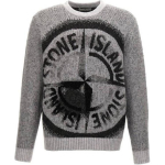 Stone Island FW24 Logotr&uuml;kiga &uuml;mmarguse kaelusega kampsun Meeste kampsun Hall 8115522D1-V0060 M