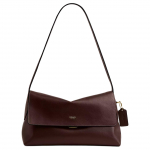 Coach Chelsea 30 Surunupp-kinnitusega Suede vooder T&otilde;mblukuga tasku Naturaalse teraga nahast &Otilde;lakott Suur Naiste &otilde;lakott Vahtrapruun CDS58-B4MPL Basic Set (Bag+Dust Bag)