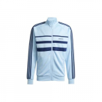 adidas Originals meeste nahas&otilde;bralik &uuml;hev&auml;rviline triibuline jakk, sinine L sinine