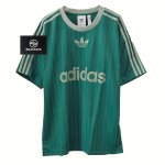 adidas originals ADICOLOR triibuline l&uuml;hikeste varrukatega meeste T-s&auml;rk, roheline JP1028 M