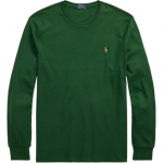 Polo Ralph Lauren Klassikaline l&otilde;ige L&otilde;tv Pehme puuvillane &Uuml;mmarguse kaelusega Pikkade varrukatega T-s&auml;rk Meeste topid 710767629-045 S