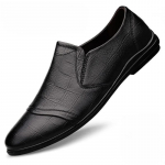 Sotsiaalne king Mees Kevad S&uuml;gis Pruun Meeste Ametlikud kingad &Uuml;mar nina Must Ametlik nahk Vabaaja Lehma nahk Jalatsid R&otilde;ivad Kontor 38