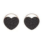 Swarovski S&uuml;damekujulised Kristallist K&otilde;rvar&otilde;ngad Naiste k&otilde;rvar&otilde;ngad 5472450 Rose Gold/Black,F
