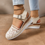 Uued Naiste Kiilkontsaga Espadrillid Suletud Varba Slingback Platvormkingad Punutud Espadrille Pahkluurihmaga K&otilde;rge Kontsaga Sandaalid 36