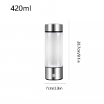 Kaasaskantav vesinikurikas veekruus 420ml toidukvaliteediga veekruus eemaldatava joogipudeliga auto elektriseadmed &otilde;ues kasutamiseks