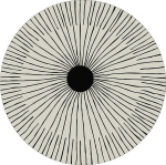 Kaasaegne Lihtne Stiil Elutuba &Uuml;mmargune Vaip Kodu Toolimatt Dekoratsioon Triibulised Suure Pinnaga Vaibad Magamistuba Voodiots Pehmed P&otilde;randamatid 160x160cm (Diameter)