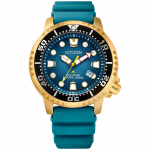 Citizen Promaster Dive 3 ISO Helendavad osutid ja p&ouml;&ouml;rlev sukeldumis Eco-Drive kell, Osutid, Kuup&auml;ev, Sertifitseeritud, Mark&ouml;&ouml;rid, Bezel, Sinakasroheline/Kuldne toon, Sinakasroheline/Kuldne toon,