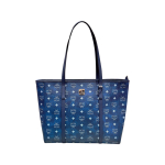 MCM sinine Visetos nahast suur kott kuldse riistvaraga igap&auml;evaseks kasutamiseks Basic Set (Bag+Dust Bag)