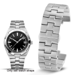Asendus roostevabast terasest kellarihm Vacheron Constantin Overseas 47450/47040 jaoks - Kaardus otsaga t&auml;ismetalist k&auml;ev&otilde;ru 7 8 8,5 mm 24-8mm gray