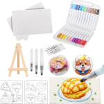 Sisaldab joonistuspliiatseid Magics Texture Painting Package, mis sisaldab 10 vahtv&auml;rvipaberit, 12 markerit, DIY mullijoonistuspliiatseid, mis on m&otilde;eldud kunstimaalimiseks.