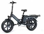 G-FORCE DE-S T&auml;iskasvanute Kaubaveo Elektrijalgratas 750W Mootor 48V25AH Aku 20-tollised Rehvid Maksimaalne Koormus 180KG Maastikusuutlik Kaubaveo E-jalgratas Igap&auml;evaseks S&otilde;iduks ja Vedamiseks must