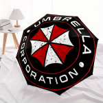 1 tk Resident Evil Automaatselt Avanev ja Sulguv Vihmavari - Kerge 3-kordne Disain, Sobib F&auml;nnidele, Reisimiseks, Igap&auml;evaseks Kasutamiseks, Huvitava Kujuga, Kaaluge