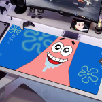 P-Patrick S-Star Hiirematt Mitu suurust Suur ruudukujuline arvuti kontori m&auml;ngulaua matid Kummist libisemisvastased hiirematid 600x300x2mm