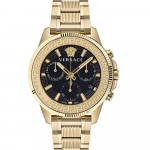 Versace Greca VE3J00622 Kronograaf Meeste K&auml;ekell 45mm kuld