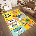 Spongebob Squarepants Adventure ruudukujulised vaibad on suurep&auml;rane valik elutubadesse, magamistubadesse, kodu sisustuseks ja kingitusteks. 100cmx120cm