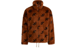 Adidas Originals Trefoil, Logo Fliisvoodriga Seisukrae Kunstkarusnahast Spordijakk Rahvusvaheline Suurus Talvine Unisex HI4657 XS