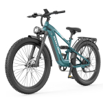 ZAZAWORK CF500 Maastikuk&otilde;lblik Tipptasemel Elektrijalgratas 1000W Mootor 48V20Ah Aku 27-tollised Maastikurehvid 50KM/H Tippkiirus E-Maastikuratas sinine