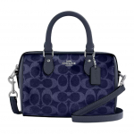 Coach Roan 17 Logotr&uuml;kiga L&otilde;uendist &Otilde;la- v&otilde;i Crossbody K&auml;ekott V&auml;ike Naiste k&auml;ekotid Tumesinine CAL20-SVD9 Basic Set (Bag+Dust Bag)