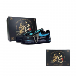 Nike Air Force 1 libisemiskindel pehmendus madala s&auml;&auml;rega rulaketsid Unisex Must Sinine CW2288-001(Team726--SBOX) 35.5
