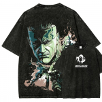 Metal Gear Solid Manga M&auml;ngud Graafiline Prindiga T-s&auml;rk Meestele Naistele Uus Mood Harajuku Pesitud Puuvillased T-s&auml;rgid L&otilde;dvad Vabaaja &Uuml;lem&otilde;&otilde;dulised Topid S