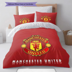 Man Utd voodipesu Tekikomplekt Tekikate Padjap&uuml;&uuml;r Kodu kaunistus S&uuml;nnip&auml;evakingitus (1 * tekikott + 2 * padjap&uuml;&uuml;ri, ilma s&uuml;damikuta) 140x200cm