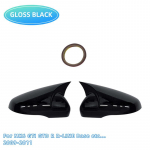 For VW Golf MK6 MK7 7.5 GTI R GTD Base 2009- 2tk K&uuml;lgmise tahavaate peegli kattekorgid Peegli t&ouml;&ouml;riistad Korpus L&auml;ikiv Must Tuning Uus MK6 Gloss