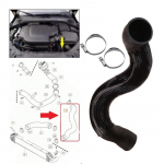 1 TK Automaadi intercooler Turbo laadimise &otilde;huvooliku osad Tarvikud Volvo V60 XC60 S60 jaoks Boost sisselasketoru 30741795 / 30792545