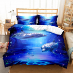 3D Ookeani Voodipesukomplekt King Queen Double Full Twin &Uuml;hekohaline Suurus Voodipesukomplekt 140x200cm