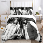 3D-prinditud kile Bud Spencer Terence Hill Voodipesukomplekt Teismelistele Tekikatted Padjap&uuml;&uuml;rid Teismelistele &Uuml;he-Kahekohaline_Suur_Kuningas 140x200cm